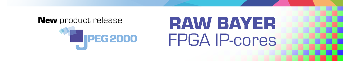 intoPIX fournit de nouveaux cœurs IP FPGA JPEG 2000 RAW pour compresser les images de motif de Camera Bayer                                